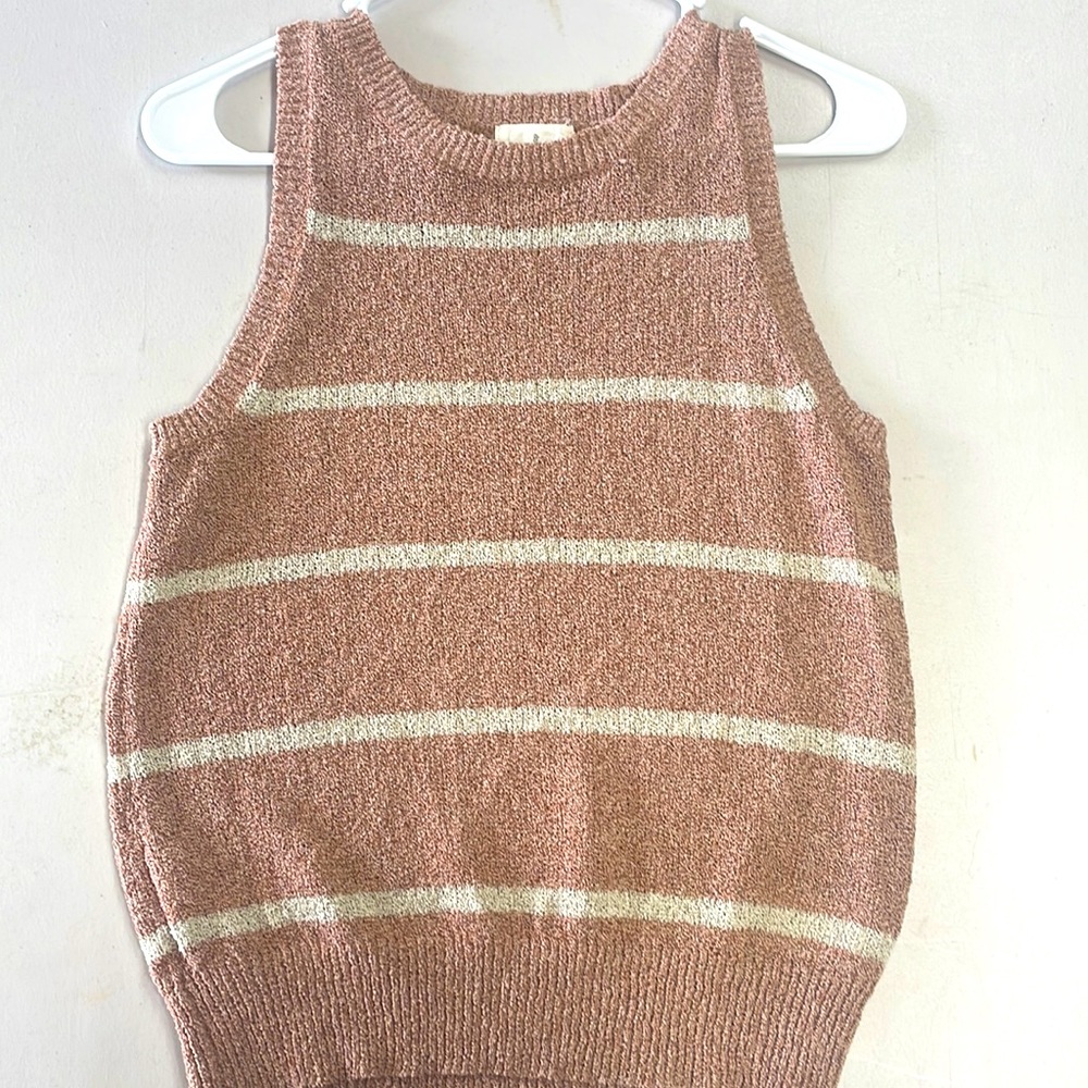 Thread and Supply sleeveless sweater
